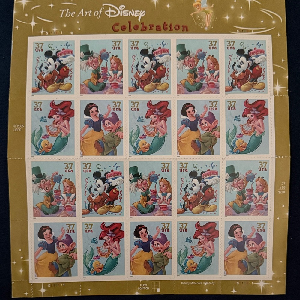 The Art of Disney Celebration Stamp Collection
